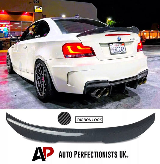 BMW 1 Series Coupe E82 1M Car Rear Spoiler 2007-2013 Carbon Fibre