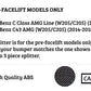 Mercedes C Class C43 W205 C205 Front Splitter 2014-2018 Carbon Fibre
