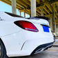 Mercedes C Class W205 4dr Car Rear Spoiler 2014-2021 Gloss Black