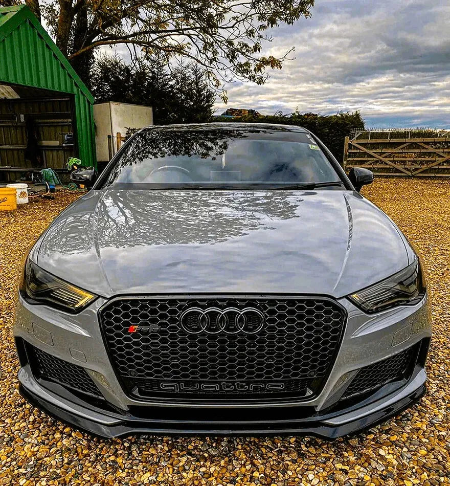 Audi A3 S3 8V Front Main Honeycomb Mesh Grill 2013-2016 Gloss Black