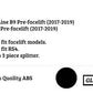 Audi A4 S4 S Line B9 Front Splitter 2017-2019 Gloss Black