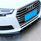 Audi A4 S4 S Line B9 Front Splitter 2017-2019 Gloss Black