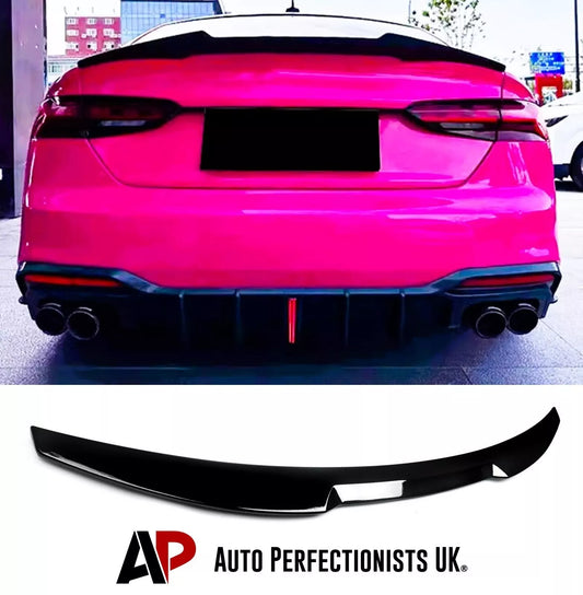 Audi A5 S5 RS5 B9 2 Door Coupe Car Rear Spoiler 2017-2024 Gloss Black