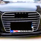 Audi A6 S6 S Line C7 Front Splitter 2016-2018 Gloss Black