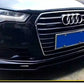 Audi A6 S6 S Line C7 Front Splitter 2016-2018 Gloss Black