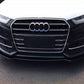 Audi A6 S6 S Line C7 Front Splitter 2016-2018 Gloss Black