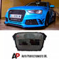Audi A4 S4 B8.5 Front Main Honeycomb Mesh Grill 2013-2016 Gloss Black