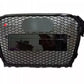 Audi A4 S4 B8.5 Front Main Honeycomb Mesh Grill 2013-2016 Gloss Black