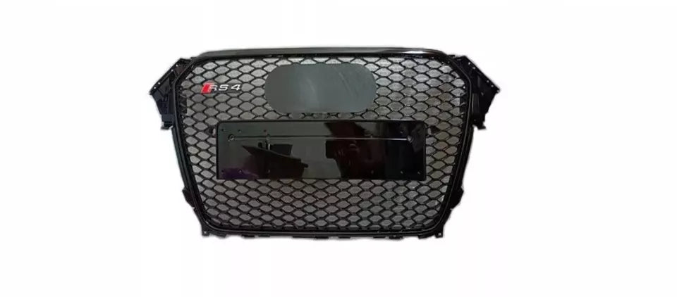 Audi A4 S4 B8.5 Front Main Honeycomb Mesh Grill 2013-2016 Gloss Black
