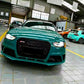 Audi A4 S4 B8.5 Front Main Honeycomb Mesh Grill 2013-2016 Gloss Black