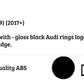 Audi A5 S5 B9 Front Main Honeycomb Mesh Grill 2017-2024 Gloss Black