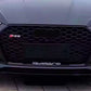 Audi A5 S5 B9 Front Main Honeycomb Mesh Grill 2017-2024 Gloss Black