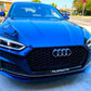 Audi A5 S5 B9 Front Main Honeycomb Mesh Grill 2017-2024 Gloss Black