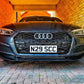 Audi A5 S5 B9 Front Main Honeycomb Mesh Grill 2017-2024 Gloss Black