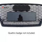 Audi A7 S7 Front Main Honeycomb Mesh Grill 2013-2015 Gloss Black