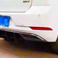 VW Golf MK7.5 TSI TDI Rear Shark Fin Diffuser 2016-2020 Gloss Black