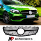Mercedes A Class W176 Front Diamond Grill 2016-2018 Gloss Black