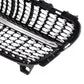Mercedes A Class W176 Front Diamond Grill 2016-2018 Gloss Black