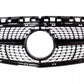 Mercedes A Class W176 Front Diamond Grill 2013-2015 Gloss Black
