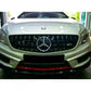 Mercedes A W176 Front Panamericana GT GTR Grill 2013-2015 Gloss Black