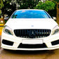 Mercedes A W176 Front Panamericana GT GTR Grill 2013-2015 Gloss Black
