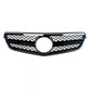 Mercedes C Class W204 C204 S204 Front Grill 2007-2014 ABS Gloss Black