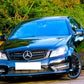 Mercedes C Class W204 C204 S204 Front Grill 2007-2014 ABS Gloss Black