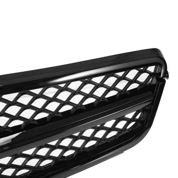 Mercedes C Class W204 C204 S204 Front Grill 2007-2014 ABS Gloss Black
