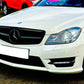 Mercedes C Class W204 C204 S204 Front Grill 2007-2014 ABS Gloss Black