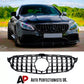 Mercedes C W205 Front Panamericana GT GTR Grill 2014-2018 Gloss Black