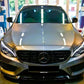 Mercedes C W205 Front Panamericana GT GTR Grill 2014-2018 Gloss Black