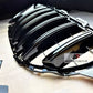Mercedes C W205 Front Panamericana GT GTR Grill 2014-2018 Gloss Black