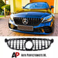 Mercedes C Class W205 Panamericana GT GTR Grill 2019-2021 Gloss Black