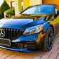Mercedes C Class W205 Panamericana GT GTR Grill 2019-2021 Gloss Black