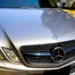 Mercedes E Class W212 Front Diamond Grill 2009-2013 ABS Gloss Black