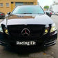 Mercedes E Class W212 Front Diamond Grill 2009-2013 ABS Gloss Black