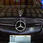 Mercedes E Class W212 Front Diamond Grill 2009-2013 ABS Gloss Black
