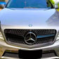 Mercedes E Class W212 Front Diamond Grill 2009-2013 ABS Gloss Black