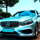 Mercedes E Class W212 Panamericana GT GTR Grill 2013-2016 Gloss Black