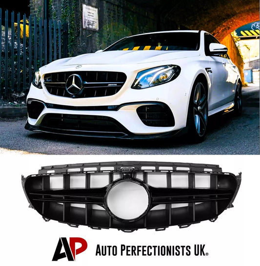 Mercedes E Class W213 S213 C238 Front Grill 2016-2019 Gloss Black
