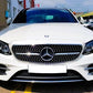 Mercedes E Class W213 C238 Front Diamond Grill 2016-2019 Gloss Black