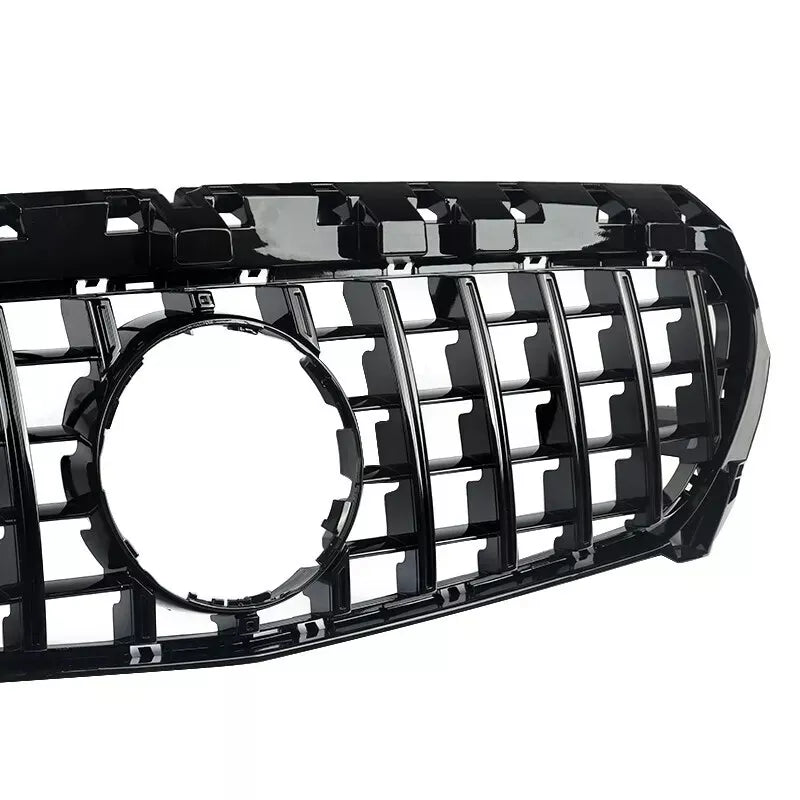 Mercedes CLA W117 Panamericana GT GTR Grill 2013-2019 Gloss Black