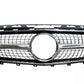 Mercedes CLS Class W218 Front Diamond Grill 2011-2014 Gloss Black