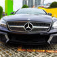 Mercedes CLS Class W218 Front Diamond Grill 2011-2014 Gloss Black
