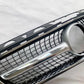 Mercedes CLS Class W218 Front Diamond Grill 2011-2014 Gloss Black