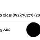 Mercedes CLS Class W257 Panamericana GT Grill 2018-2024 Gloss Black