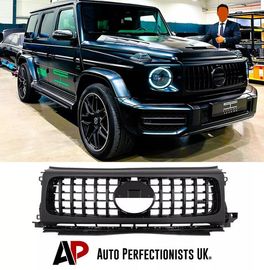Mercedes G Wagon W464 Panamericana GT Grill 2019-2024 Gloss Black