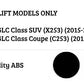 Mercedes GLC W253 Panamericana GT GTR Grill 2015-2019 Gloss Black