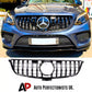 Mercedes GLE W166 Panamericana GT GTR Grill 2015-2019 Gloss Black