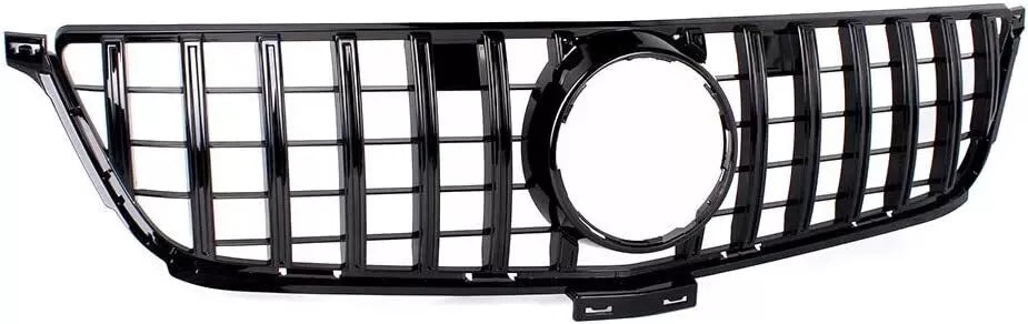 Mercedes GLE W166 Panamericana GT GTR Grill 2015-2019 Gloss Black